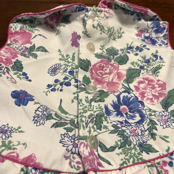 Cuties By Judy One Piece Romper,Size 2 Floral Vintage Great Condition - Picture 8 of 10